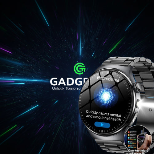 PulseWatch Pro — Square Smart Fitness Watch with ECG Sensors & NFC