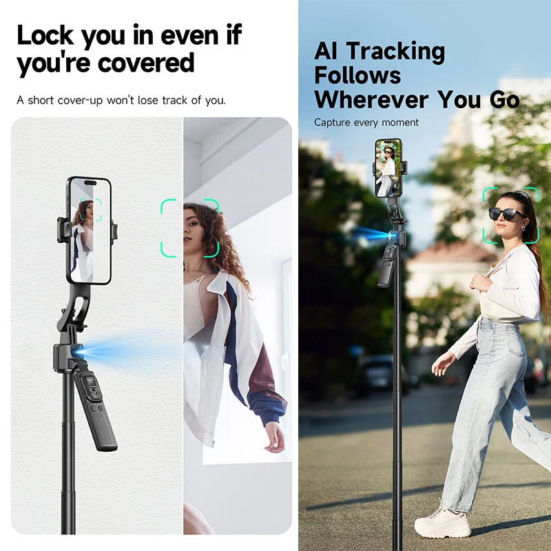 Gadgetix CYKE Wireless Selfie Stick Tripod with adjustable phone holder and compact design for easy selfies and videos.