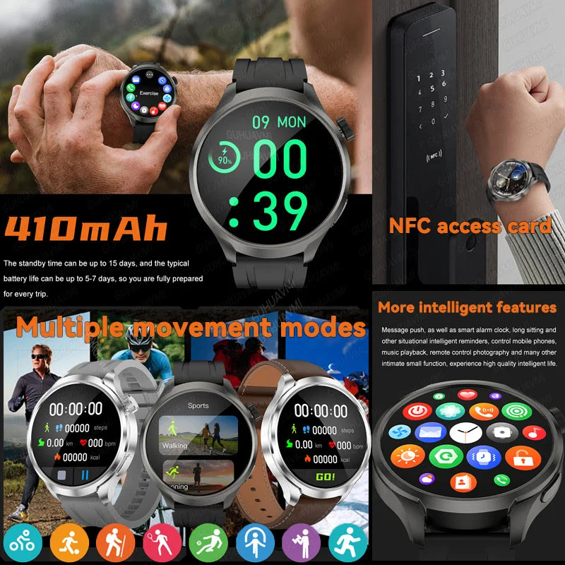TrailWatch Pro — GPS Outdoor Smart Watch with Compass & Bluetooth Calling