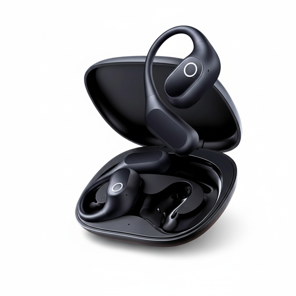 Baseus Eli 2i open-ear earbuds white background