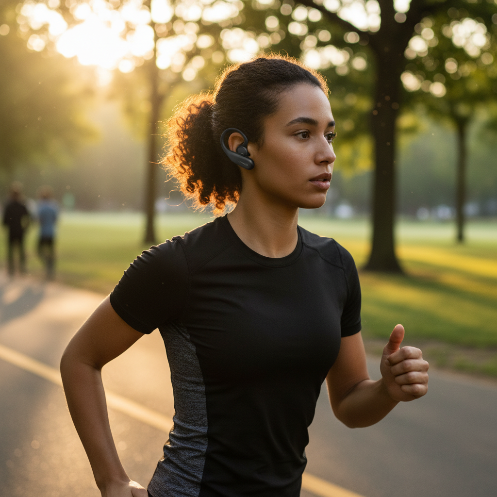 Baseus Eli 2i lifestyle running outdoors