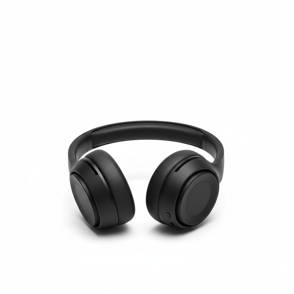 JBL TUNE 520BT black headphones white background