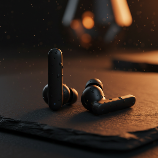 QCY MeloBuds N70 macro shot