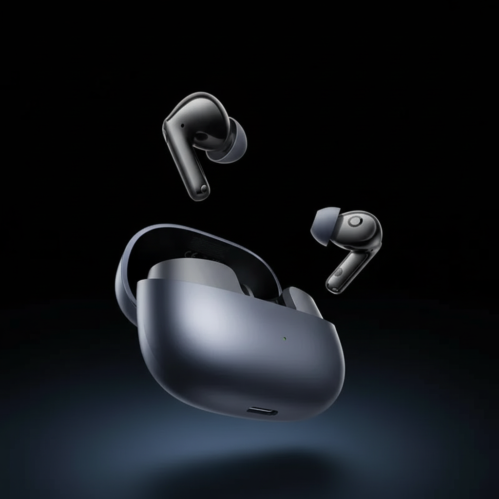 Baseus EP10 Pro earbuds dark background